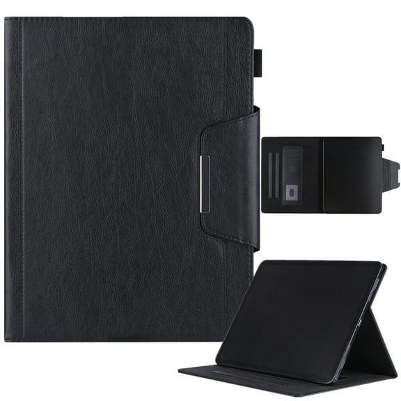K-Lion Folio Flip Case for iPad 10th Generation 10.9-inch 2022, Luxury Magnetic Smart Leather Card Holder Slots Wallet Case Kickstand Shockproof Full Protective Cover for iPad 10th Gen 10.9" ,Black