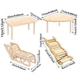 thumbnail image 3 of 4-Piece Hamster Wooden Platform Set with Climbing Ladder and Hideout Tunnel, Small Animal Cage Accessories for Syrian Hamsters, Gerbils, Mice, Enrichment Playground for Active Pets, 3 of 9