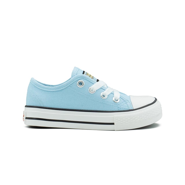 Tenis Bubble Gummers Harry Celeste 12-21 Choclo Lona Agujeta azul cielo 19