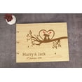 thumbnail image 4 of Darling Souvenir Personalized Engraved Laser Cut Wedding Guest Book Wooden Cover Sign-in Book Registry Guestbook Scrapbook-TR, 4 of 7