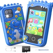 JoyStone Kids Dinosaur Smart Phone, 2.8" Touchscreen Toddler Learning Play Toy Phone with Dual… — $29.98 (40% off)