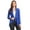 Royal Blue, variant on Women's Casual Long Sleeve Solid Open Blazer Jacket