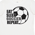 thumbnail image 4 of Inktastic Eat Sleep Soccer Repeat Boys or Girls Toddler T-Shirt, 4 of 5