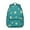 Blue-green-1, variant on "Sunflower Inspired Backpack with Mixed Flowers Print - Large Capacity Water-Resistant School Bag for Women, Ergonomic Design with Thick Padding, Perfect for Books, Notebooks & Essentials"