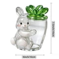 thumbnail image 3 of Easter Candy Jars Bunny Ears Egg Glass Storage Containers with Lids, Spring Holiday Cookie Jar for Kitchen Counter, Decorative Canister Treats Snacks Home Party Table Decorations, 3 of 9