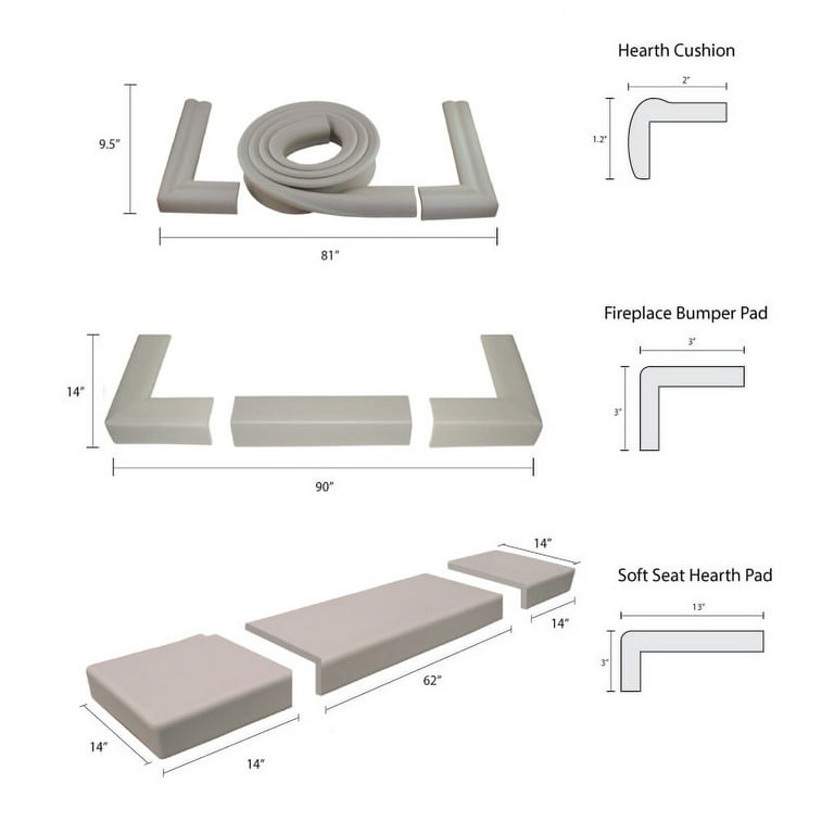 Fireplace deals bumper pad