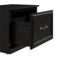 thumbnail image 4 of Woodland 24W Hall Tree & Shoe Bench w/ Drawer in Black Oak - Engineered Wood, 4 of 8