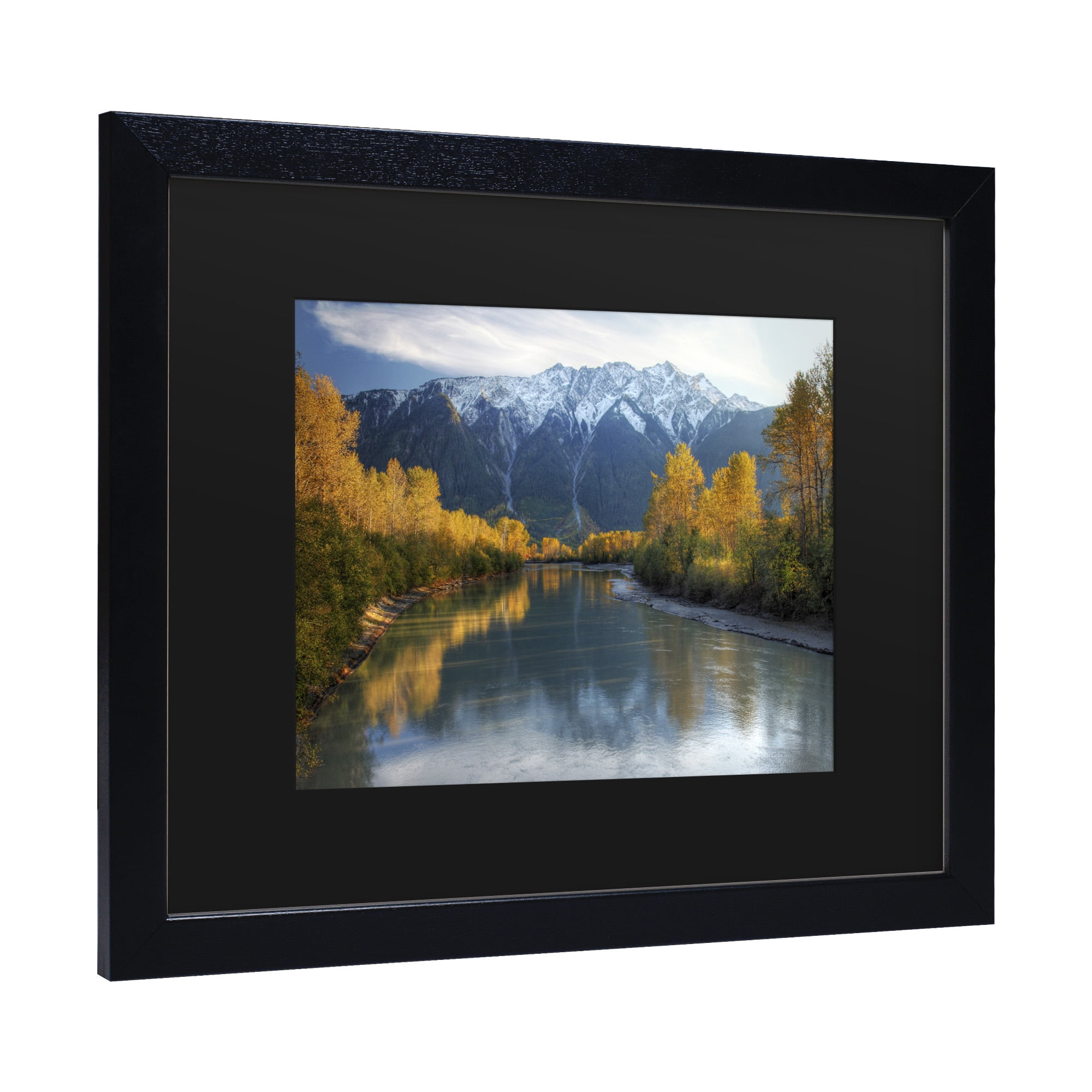 Trademark Fine Art 'Autumn River' Canvas Art by Pierre Leclerc