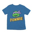 thumbnail image 1 of Playera Fan Army Tortugas Ninja Talla 8 Manga Corta con Estampado Rostro Donatello Azul Turquesa, 1 of 4