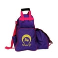 thumbnail image 2 of Equipo ecuestre Mochila Casco para montar Protectores de piernas Bolsa Púrpura Sharpla mochila ecuestre, 2 of 8