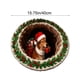 thumbnail image 3 of Christmas Circular Carpet Stereoscopic Visual Effect Entrance Door Mat Household Absorbent Nonslip Foot Mat Dirt Proof Mat Bathroom Nonslip Mat Size 15.75in, 3 of 6
