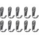 thumbnail image 1 of Tornillos de acero inoxidable, ganchos sencillos para abrigos y sombreros, ganchos para toallas de baño, ganchos de cocina, ganchos resistentes para montaje en pared (paquete de 10), 1 of 5