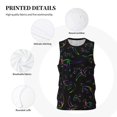 thumbnail image 3 of Rocae Dinosaur for Men's Basketball Jersey Lightweight and Breathable Athletic Tank Top,Quick-Drying Sports Jersey Medium, 3 of 9