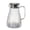 Clear_M, variant on Cinvoph Hammered Water Pitcher with Stainless Steel Lid Large Capacity Clear Cold Drink Jug for Home Kitchen Iced Tea Juice Beverage 67oz