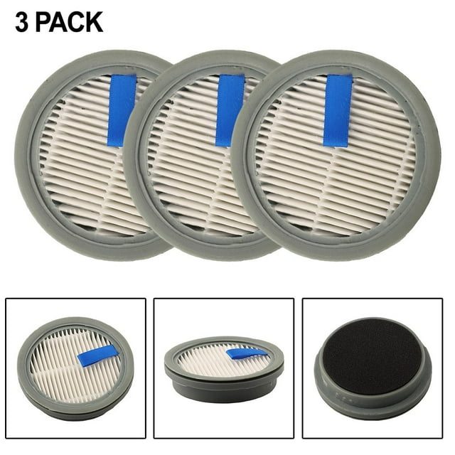 LEFU for HOMPANY SmartVac 12 Dust Container Filters, 3 Pack High-Efficiency Washable Special Foam Filters for Vacuum Cleaner, Improving Air Quality and Suction Power