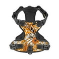 thumbnail image 4 of XMXY No Pull Dog Harness, Leaf Yellow Point Flower Adjustable Reflective Pet Harness with Oxford Vest, X-Large Size, 4 of 9