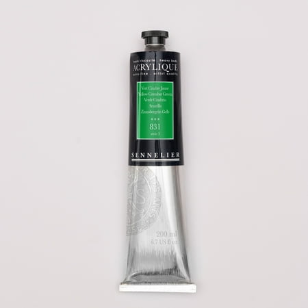 UPC: 3046450069645 | Sennelier Extra-Fine Artist Acryliques – Yellow Cinnabar Green 200 ml tube