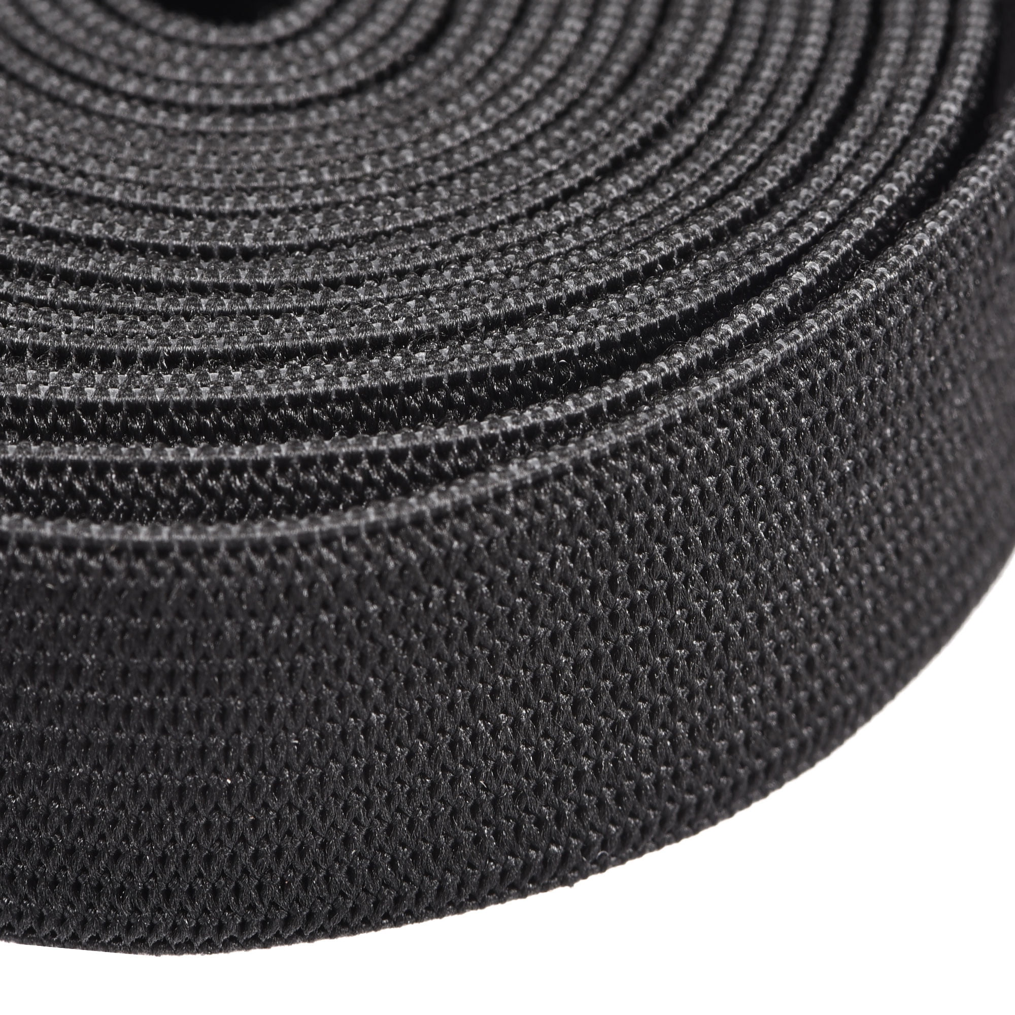 Uxcell Polyester Sewing Handcraft Clothes Craft Elastic Band Black 2.7  Yards 