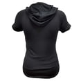 thumbnail image 4 of Playera Danskin para Mujer, Capucha Negro Talla M, 4 of 4