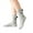 504_Grey, variant on No Show Socks Womens Fall Fashion Must Haves Non Slip Athlete Soft Toe Seamed Compression Socks Khaki