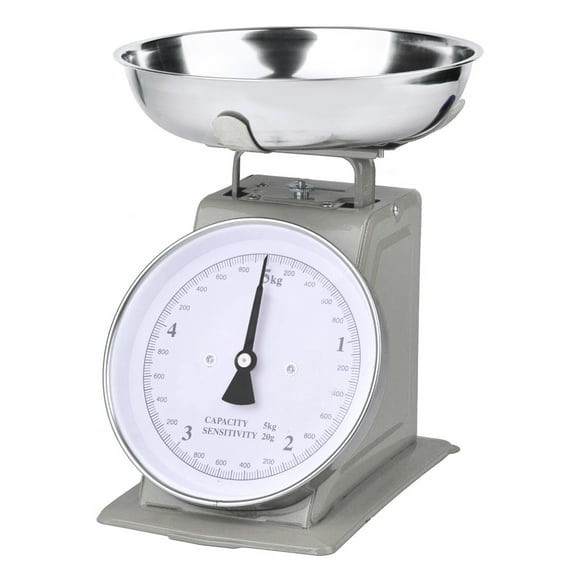 Báscula de Cocina Retro Aquila BA2003 5 Kg Gris