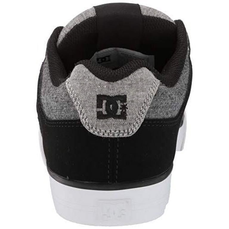 DC Shoes Pure Men's Leather Classic Skateboarding Sneakers Black