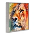 thumbnail image 4 of Stupell Industries Strong Lion Gaze Animals & Insects Painting Gray Framed Art Print Wall Art, 17 x 17, 4 of 10