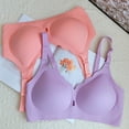 thumbnail image 4 of Supportive Wireless Bra For Everyday Comfort With Full Coverage And Seamless Cups For Lifts And Shape Breathable Design For Home And Casual Wear, 4 of 5