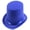 Royal blue, variant on Giaone Top Hat Short Brim Western Cowboy Hat for Dinner Outdoor Casual Wear