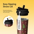 thumbnail image 3 of Christmas 18oz Double Drinking Coffee Mug – Vacuum Insulated Stainless Steel Travel Cup with Leakproof Lid, 316 Steel Thermos Tumbler for Hot & Cold Beverages, 3 of 7