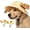 L-2pcs, variant on Pet Sun Hat Adjustable Breathable with Ear Holes for Small Large Dogs Cats BeachL-1pc