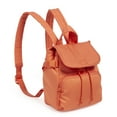 thumbnail image 2 of Vera Bradley Women's Recycled Cotton Utility Mini Backpack Orange Bell Pepper, 2 of 7