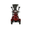 thumbnail image 2 of Luxuryton X-1000 4 Wheels Electric Mobility Scooter for Adults - Red, 1000W Motor, 60V Battery, LED Lights, All Terrain Use, 2 of 2