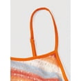 thumbnail image 5 of Multicolor Striped Knit Slip Dress For Women, Maxi Length Ruched Waist Summer Dress, 5 of 7