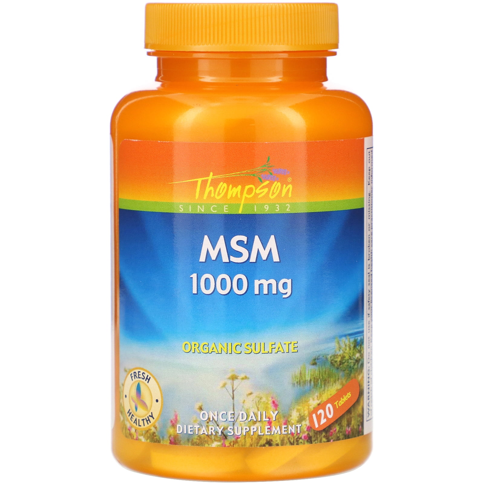 Thompson MSM, 1,000 mg, 120 Tablets
