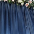 thumbnail image 5 of BalsaCircle 8x10 feet Navy Blue Satin Curtain Wedding Photography Backdrop Panel Party Events Decorations Supplies, 5 of 8