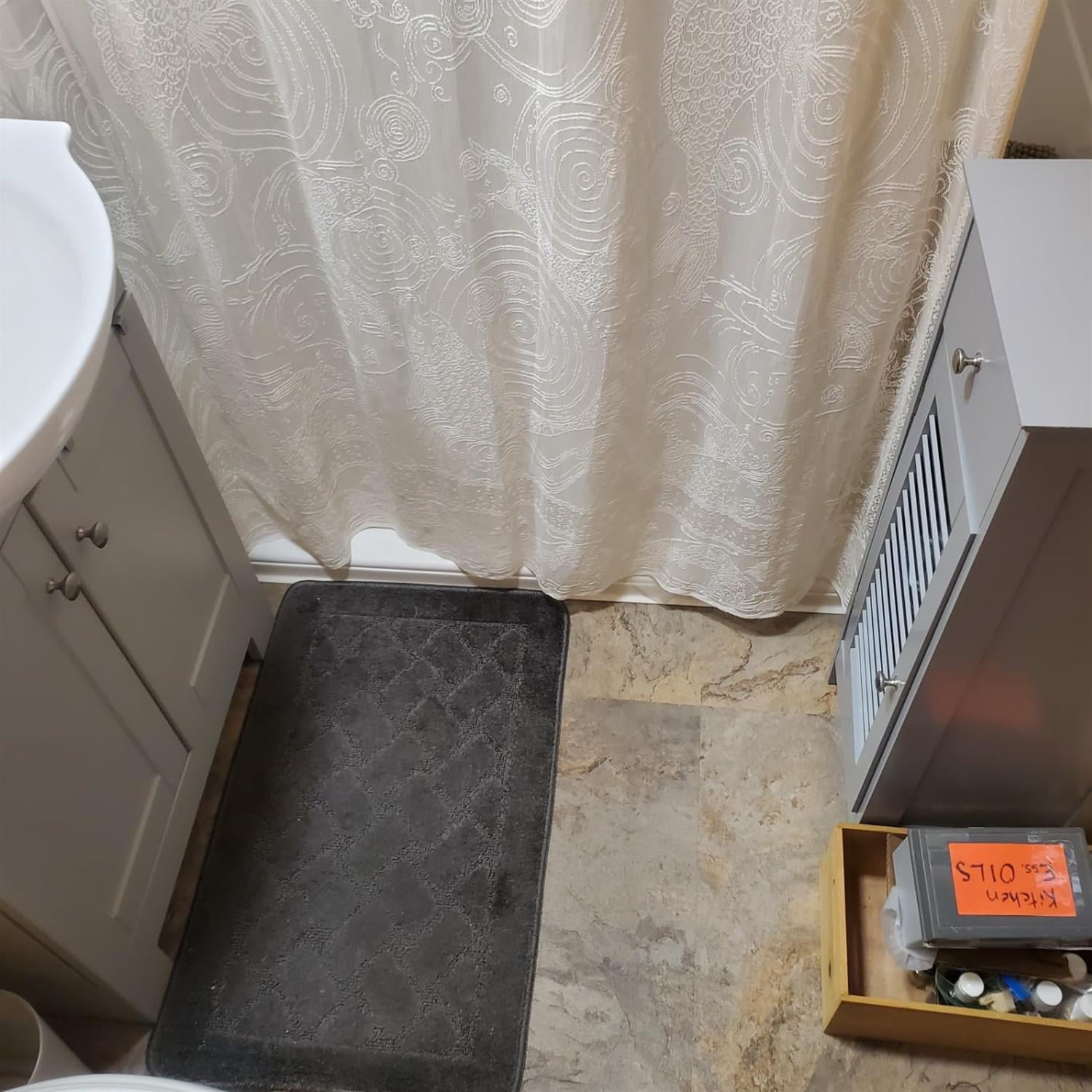 Demi Bonn Wood Bathroom Storage Cabinet, Bathroom Floor Cabinet with Drawer and Shutter Door for Bathroom, Living Room, Bedroom, Kitchen, White