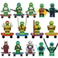 thumbnail image 1 of 14 Figuras de Tortugas Ninja Minifiguras de Bloques de Construcción – Set de 14 Personajes Clásicos con Accesorios, Juguete de ABS para Coleccionistas y Niños, 1 of 8
