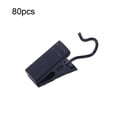 thumbnail image 3 of Injueey 80pcs/set Clips resistentes con ganchos: resistentes y duraderos para varias aplicaciones convenientes Decoración del hogar negro, 3 of 6