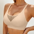 thumbnail image 4 of WAGUTH Sports Bras for Women Seamless Mesh Wireless Bras Adjustable Straps Back Closure Comfort Yoga Gym Workout Bralettes, 4 of 8