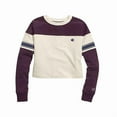 thumbnail image 2 of Champion LS Crop Womens Active Shirts & Tees Size L, Color: Maroon/Off-White, 2 of 2