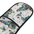 thumbnail image 2 of Dailycode Double Sided Oven Mitt with Loop Heat Resistant Kitchen Long Potholders 7" x 35" Van Gogh Butterfly, 2 of 6