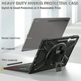 thumbnail image 3 of TECH CIRCLE Case for Samsung Tab S8 Ultra: Heavy Duty Rugged Military Grade Shockproof Case for Galaxy Tab S8 Ultra 14.6 Inch 2022 with 360° Stand  [Handle] [S-Pen Holder], Black, 3 of 9
