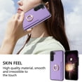 thumbnail image 4 of TECH CIRCLE For Samsung Galaxy S23 Case,PU Leather Slim Money Slots Case 360°Rotatable Ring Kickstand Shockproof Protective Women Men Case for Samsung Galaxy S23 6.1" 2023,Purple, 4 of 7