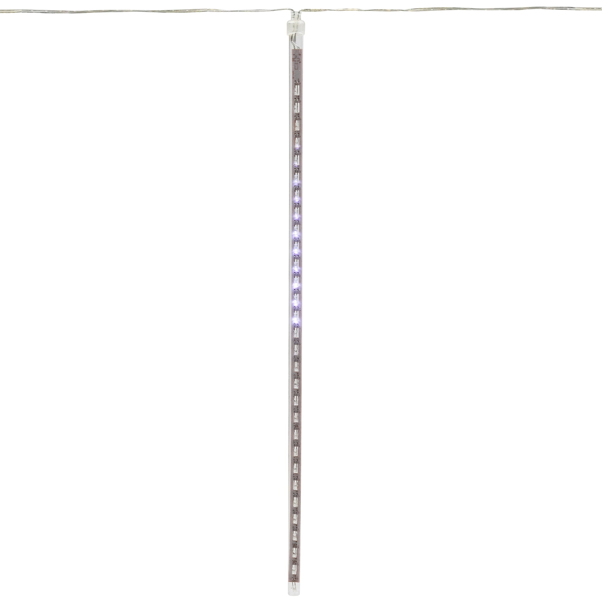 Set of 5 Dripping Icicle Snowfall Christmas Light Tubes 20"