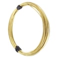 thumbnail image 1 of Cable de latón cuadrado de 19.7 pies de Uxcell, alambre de bisutería de latón flexible de 1 mm de ancho, alambre de bisel plano de 30 AWG, 1 of 5