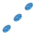 thumbnail image 4 of Pastillero giratorio sweethay organizador de salud Azul, 4 of 6