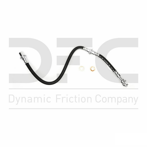 Front Dynamic Friction Company Brake Line Hose 350-76031 For 1985-1989 Toyota MR2