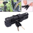thumbnail image 4 of Candado plegable para bicicleta Sunnimix de cadena de seguridad Antirrobo negro, 4 of 8