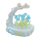 thumbnail image 3 of Lámpara de noche floral DIY, lámpara de noche, lámparas de mesa artesanales para mesa de fiesta, vacaciones Azul, 3 of 9
